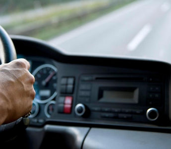 A man drives a truck likely wearing UFM mens pouch underwear for comfort and support