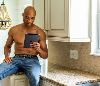 A man shops for Testicular Support underwear