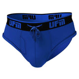 UFM Men's Underwear with a Pouch for scrotal support in Blue Bamboo Brief