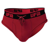 UFM Men's Underwear with a Pouch for scrotal support in Red Bamboo Brief