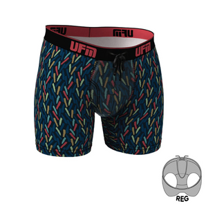 UFM Men's Underwear with a Pouch for scrotal support in Confetti Boxer Brief in Regular Support