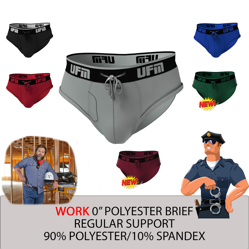 HOOFESAN Mens Modal Microfiber Underwear Briefs Low Rise Support Brief  Elastic W