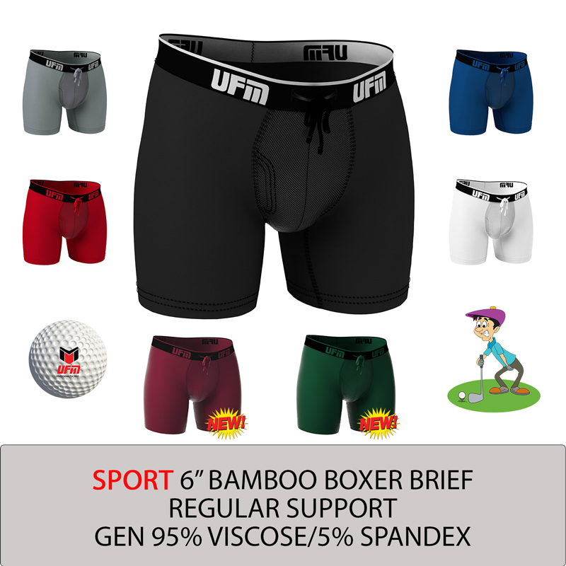 Buy UFM Underwear for Men Adjustable Athletic Support Boxer Brief at