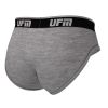 UFM Underwear for Men Gray Viscose Bamboo Brief Back View 800 48-50