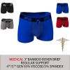 Parent UFM Underwear for Men Medical Bamboo 3 inch Trunk Multi 800