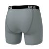 UFM Underwear for Men Gray Polyester 6 inch Boxer Brief Back View 800 32-34