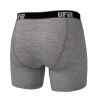 UFM Underwear for Men Bamboo 6 inch Boxer Brief Gray 800 Small Back