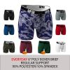 6 inch Polyester-Spandex Everyday Boxer Briefs REG Support Underwear for Men