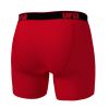 UFM Underwear for Men Bamboo 6 inch Regular Boxer Brief Red 800 Large Back