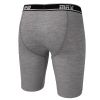 UFM Underwear for Men Bamboo 9 inch Reg Boxer Brief Gray 800 Medium Back