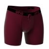 UFM Adjustable Support Boxer Brief 6" Viscose (Bamboo) Spandex REG Wine 28-30 (S) - Env