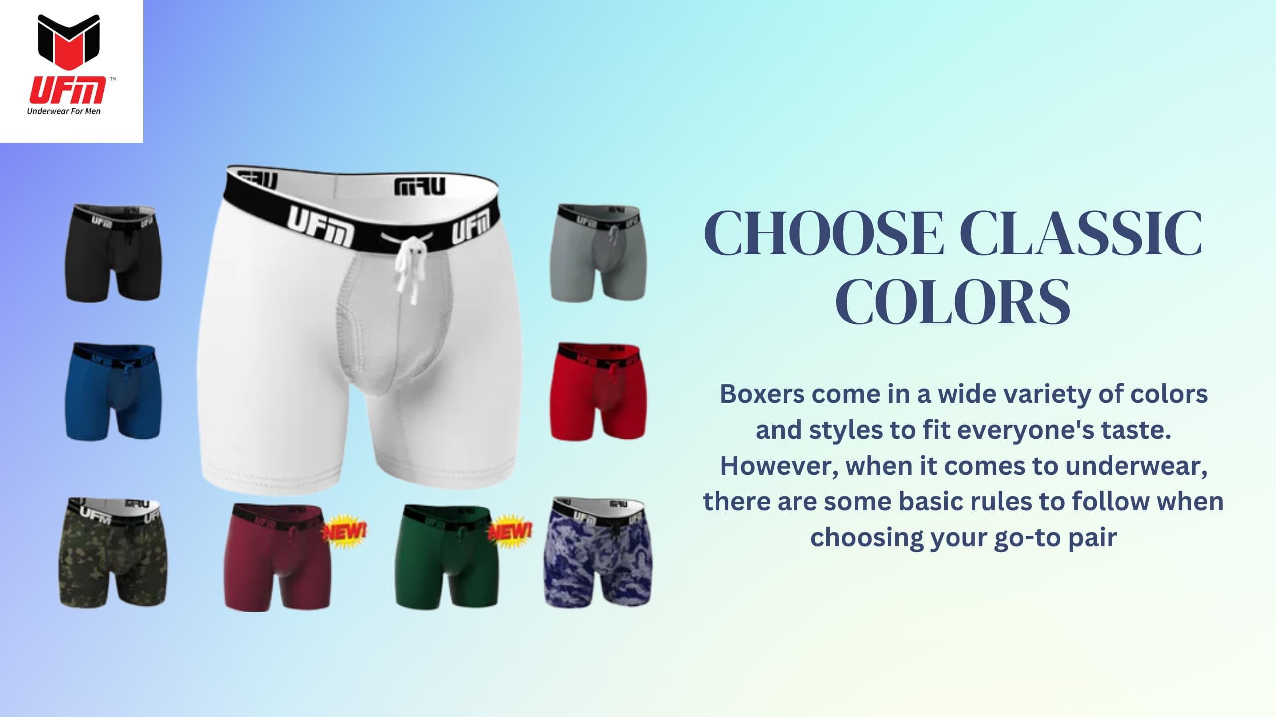 Selecting Underwear with Flying Colors
